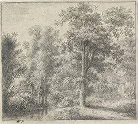 Ingresso del bosco Vedute del bosco, serie A