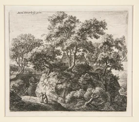 Paesaggio con due eremiti