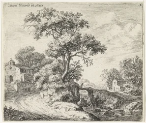 Paesaggio con una cappella