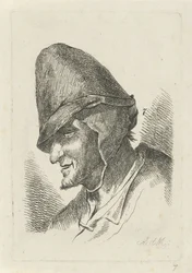 Uomo con cappello alto