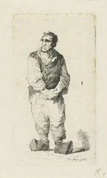 Uomo con zoccoli