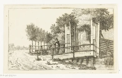 Cancello della locanda il Molentje sull