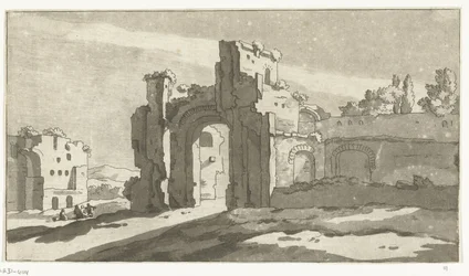 Rovine della grande sala delle Terme di Caracalla, Roma