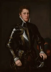 Ritratto di uomo in armatura