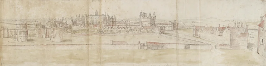 Palazzo di Hampton Court dal nord