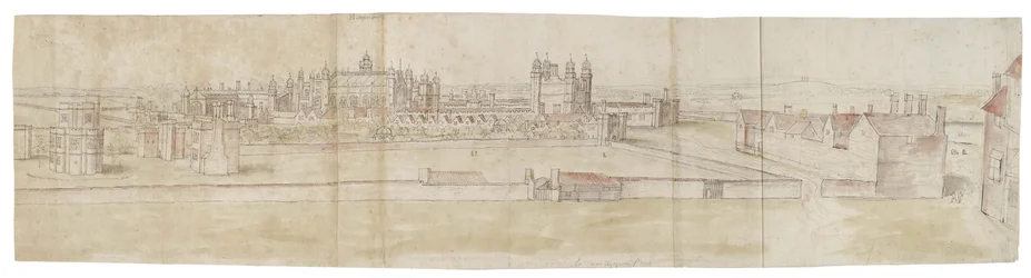 Palazzo di Hampton Court dal nord