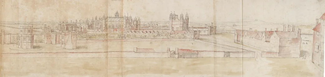 Hampton Court Palace dal nord