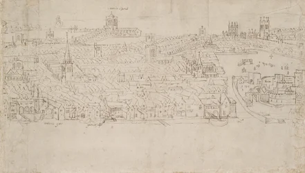 Panorama di Londra visto da Southwark: Billingsgate a Tower Wharf