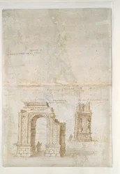 Veduta panoramica di Tarragona dal sud verso il mare, c1560s