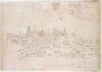 Studi del Palazzo di Oatlands e Hampton Court, c.1544