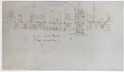 La corte della fontana, Hampton Court Palace, c.1544