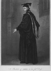 Un laureato in abito completo, 1796