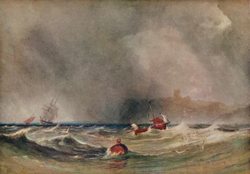 Tempesta al largo di Whitby, 1851, 1930