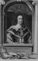 Carlo I (1600-49) Re di Gran Bretagna e Irlanda dal 1625, inciso da George Vertue (1684-1756)