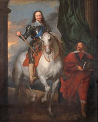 Carlo I a Cavallo con M. De St. Antoine