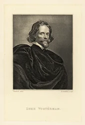 Ritratto di Lucas Vorsterman il Vecchio, incisore barocco