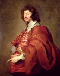 Ritratto di Endymion Porter, diplomatico e realista (olio su tela)