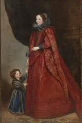 Una Signora Genovese con il Suo Bambino, c. 1623-1625