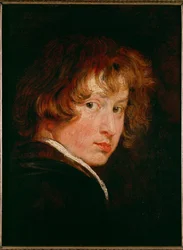 Anthonis van Dyck, autoritratto (olio su legno di quercia)