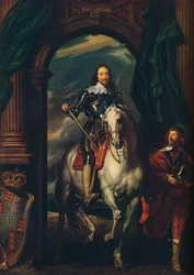 Carlo I 1600-1649 con M de St Antoine, 1633, 1913