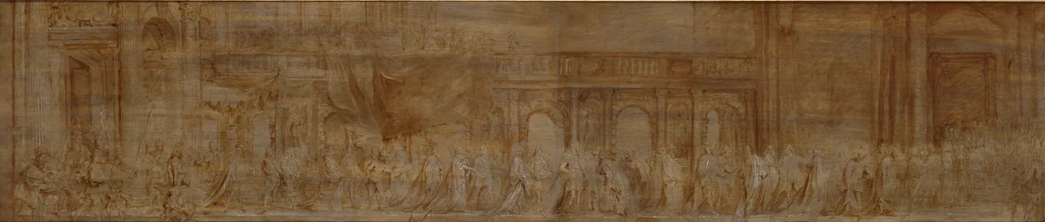 Carlo I e i Cavalieri della Giarrettiera in processione, 1638