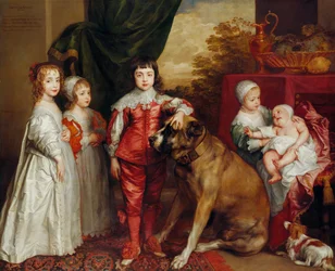 I cinque figli maggiori di Carlo I
