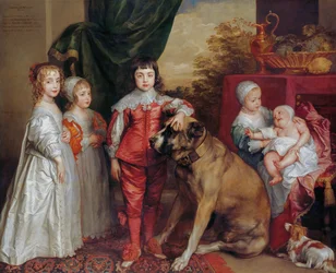 I cinque figli maggiori di Carlo I