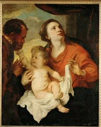 Sacra Famiglia (dipinto su tela)