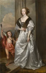 Lady Mary Villiers, poi Duchessa di Richmond e Lennox, con Charles Hamilton, Lord Arran