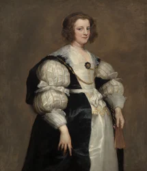 Dama con ventaglio