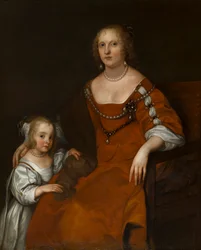 Ritratto di Margaret Howard, Contessa di Carlisle (1618-1664) e Lady Diana Russell, che divenne Lady Allington (1652-1701)