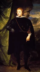 Ritratto del Principe Carlo Luigi del Palatinato (Mannheim 1617-1680), dipinto di Anthony van Dyck