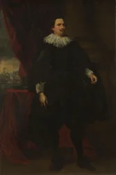 Ritratto di un membro maschile della famiglia Van der Borcht, 1635 circa (olio su tela)