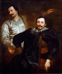 Ritratto dei pittori Lucas (1591-1661) e Cornelis (1592-1669) da Wael