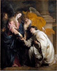 San Ermanno Giuseppe che adora la Vergine