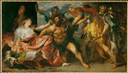 Sansone fatto prigioniero (dipinto su tela)