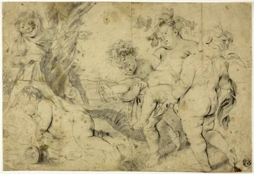 Il giovane Bacco e i suoi compagni