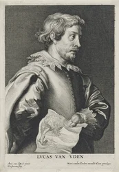 Lucas van Uden, 1630-1640, incisione di Lucus Vorsterman
