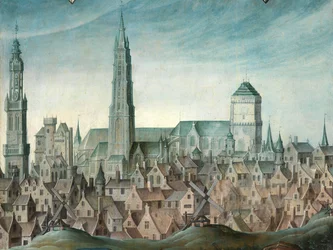 (dettaglio) del Ritratto di Juan Pardo II e delle sue mogli Anna Ingenieulandt e Maria Anchemant