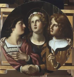 Santa Cecilia tra San Tiburzio e Valeriano