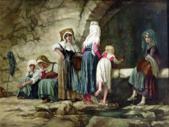 Contadini alla fontana