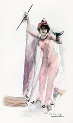 Odissea di Omero: "Circe la maga" Illustrazione di Antoine Calbet per "L