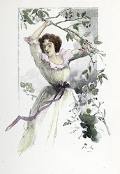 Ritratto della giovane Caroline de Colombier, c. 1785