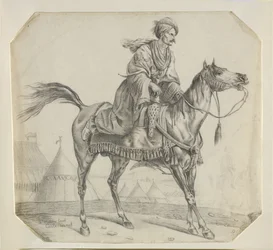 Un Mamelucco che Monta il suo Cavallo
