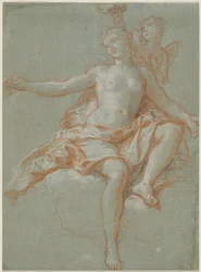 Cupido Ruba la Corona di Fiori di Venere