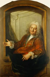 Ritratto di Monsieur Dupille, Mezzo Corpo, in una Veste Seduto sul Bordo di una Finestra, 1733