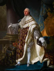 Luigi XVI, in costume di incoronazione