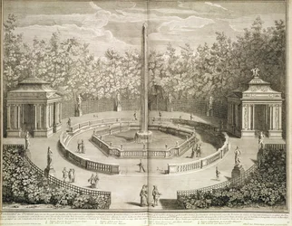 Fontaine des Domes, Versailles, c.1715 (incisione)