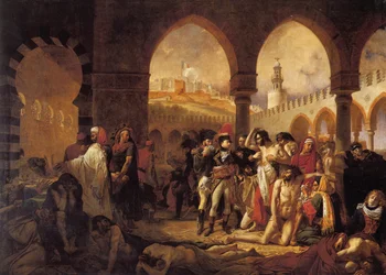 Bonaparte visita il lazzaretto di Giaffa