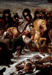 Campagna di Prussia e Polonia (1806-1807): Napoleone I sul campo di battaglia di Eylau il 9/02/1807 (dettaglio)